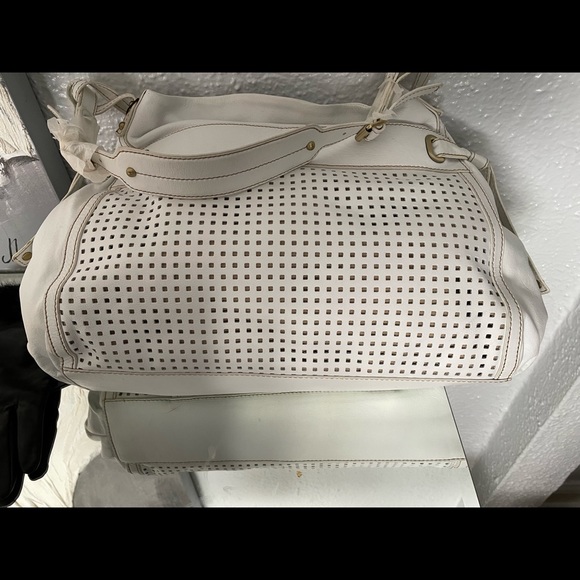 White leather vintage purse by Rafe’. Brand new with tags